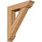 Ekena Millwork Traditional Traditional Smooth Bracket w/ Offset Brace, Western Red Cedar, 7 1/2"W x 32"D x 38"H BKT0806X32X38TRA01SWR - alternate 1